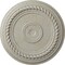 Ekena Millwork Alexandria Rope Ceiling Medallion (Canopies up to 4 5/8"), 19 5/8"OD x 1 1/2"P, Pot of Cream Crackle CM18ALPCC - alternate 1
